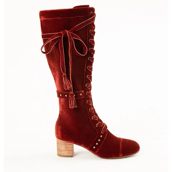 Joyfolie Women's Marita Tall Boot in Brick - Picture 2 of 4